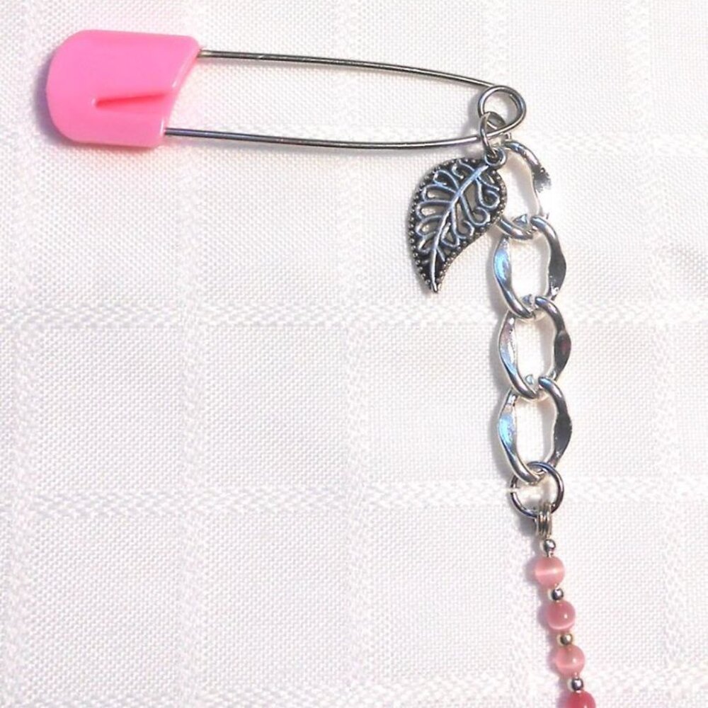 Handmade decorative safety pin no. 6